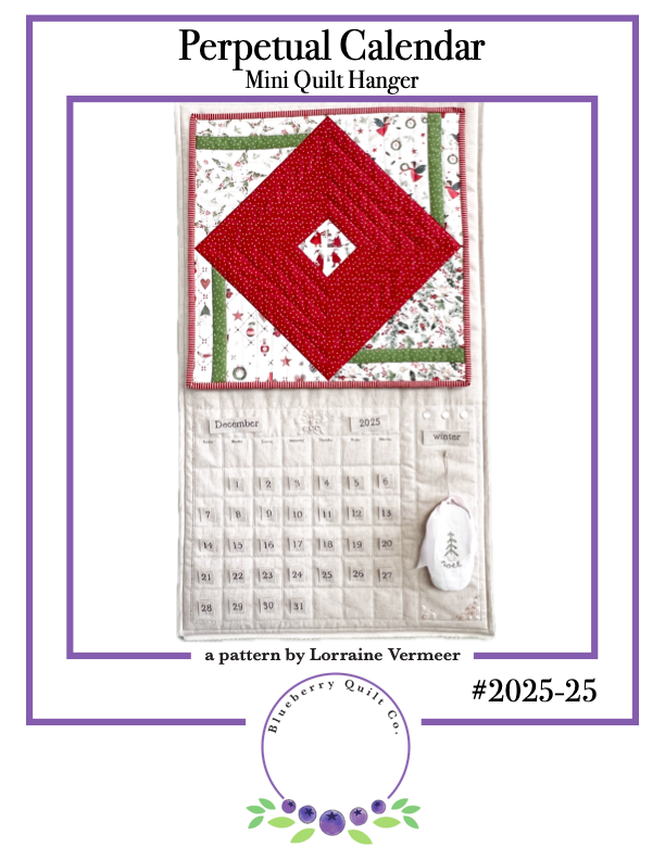 Perpetual Calendar and Mini Quilt Holder